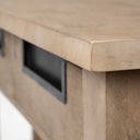 Harrelson III 72L x 18W Brown Wood 4 Drawer Console Table - Default Title