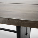 Ledger III 84x38 Brown Solid Wood Top Base Dining Table - Default Title
