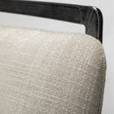 Kavalan 335 Total Height Beige Upholstered Seat Gray Metal Frame Counter Stool - Default Title