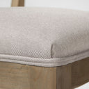 Tenton I Grey Fabric Wrap Brown Wooden Base Dining Chair - Default Title