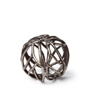 Sphaira I Small 5L x 5W Silver Cast Aluminum Decorative Tree Branch Orb - Default Title