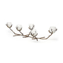 Vine II Distressed Gold Metal Creeper Five Candle Table Candle Holder - Default Title