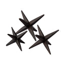 Rhea Set of 3 Brown Cast Iron Small Medium Large Jacks - Default Title