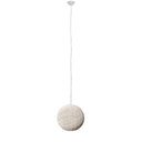 Theta 155x145 White-Washed Wood Beaded Pendant Light - Default Title
