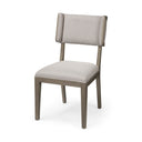 Tenton II Grey Fabric Seat Brown Wood Frame Dining Chair - Default Title