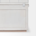 Fairview IV 61L x 17W White And Brown Wood With Storage Hall Tree - Default Title