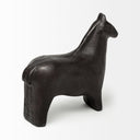 Sphynx II 7L x 2W Black Cast Aluminum Horse Shaped Object - Default Title