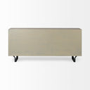 Giselle II Brown Fir Veneer WBlack Metal Leg 9 Drawer Sideboard - Default Title