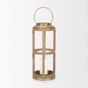 Andy II Small Natural Wood Cylindrical Lantern - Default Title
