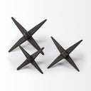 Rhea Set of 3 Brown Cast Iron Small Medium Large Jacks - Default Title