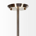 Desousa II 339L x 88W x 28H Champagne Metal Multi-Arm Three Light Chandelier - Default Title