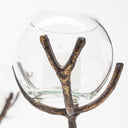 Vine II Distressed Gold Metal Creeper Five Candle Table Candle Holder - Default Title