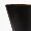 Eris II 73x126 Black Metal wGold Accent Double-Cone Wall Sconce - Default Title