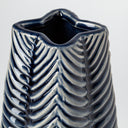 Bashir II Large Dark Navy Gloss Ceramic Vase - Default Title