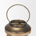 Andy I Large Natural Wood Cylindrical Lantern - Default Title