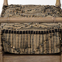 Fullerton II 57L x 21W Jute Patterned Top WBrown Wood Base Accent Bench - Default Title