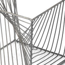 Rochon 8L x 8W Gray Metal Decorative Cube - Default Title