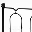 Erlen Black Metal Hanging Votive Five Candle Table Candle Holder - Default Title