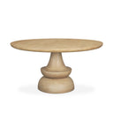 Crossman 60 Round Blonde Solid Wood Base Dining Table - Default Title