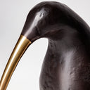 Dodo Kiwi 7L x 4W Black Cast Aluminum Mauritian Bird Sculpture - Default Title