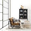 Lita Black Metal Rectangular Table Clock - Default Title