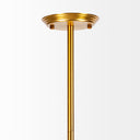 Desousa II 339L x 88W x 28H Brass-Toned Metal Multi-Arm Three Light Chandelier - Default Title