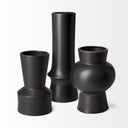 Laforge Black Ceramic Vase - Default Title