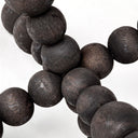 Carollan II Large 9L x 9W Black Geometric Wood Ball Jack - Default Title
