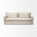 Denly II 925 X 3825 X 345 Beige Slipcover Three Seater Sofa - Default Title