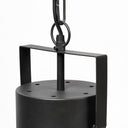 Minerva 19x22 Metallic Gray Hammered Detail Pendant Light - Default Title