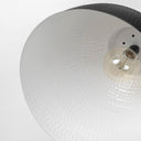 Minerva 19x22 Metallic Gray Hammered Detail Pendant Light - Default Title
