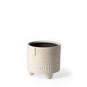 Jacob I Short White Ceramic Smiling Face Vase - Default Title