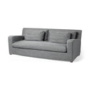Denly II 92 Casterock Gray Slipcover Three Seater Sofa - Default Title