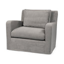 Denly III 38 X 3825 X 345 Flint Gray Slipcover Upholstered Arm Chair - Default Title