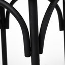 Etienne 2625 Seat Height Black Wood Seat Black Metal Base Stool - Default Title