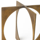 Lima I Small 6L x 6W Gold Geometric Decorative Object - Default Title