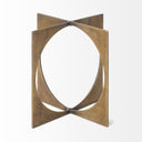 Lima I Small 6L x 6W Gold Geometric Decorative Object - Default Title