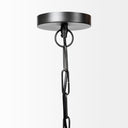 Minerva 19x22 Metallic Gray Hammered Detail Pendant Light - Default Title