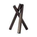 Bastian Large 9L x 8W Black Metal Abstract Object - Default Title