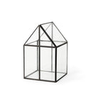 Sikes Medium 8L x 8W x 13H Hut Terrarium WGlass Base - Default Title