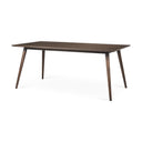 Nicholas II 72x39 Brown Solid Wood Top MetalWood Leg Dining Table - Default Title