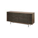 Grace 70Wx185Lx3125H Two-Tone Brown Solid Wood 6 Drawer Sideboard - Default Title