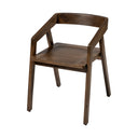 Nicholas I Onyx Brown Solid Wood Dining Chair - Default Title