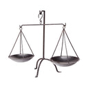 Adilah 16L x 10W Black Metal Vintage Inspired Weighing Scale - Default Title
