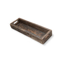 Vernon Small 24L x 7W Brown Reclaimed Wood Tray - Default Title