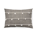 Linda 13 x 21 Navy And Cream With White Detail Decorative Pillow Cover - Default Title