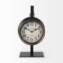 Taxz Metallic Brown Metal Hanging Table Clock - Default Title