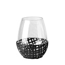 Reena I Small Black Woven Metal Base Table Candle Holder - Default Title