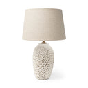Mariam 26H Cream Coral-Inspired Base Table Lamp - Default Title