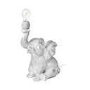 Tantor 159H Gray Resin Elephant Calf Table Lamp - Default Title